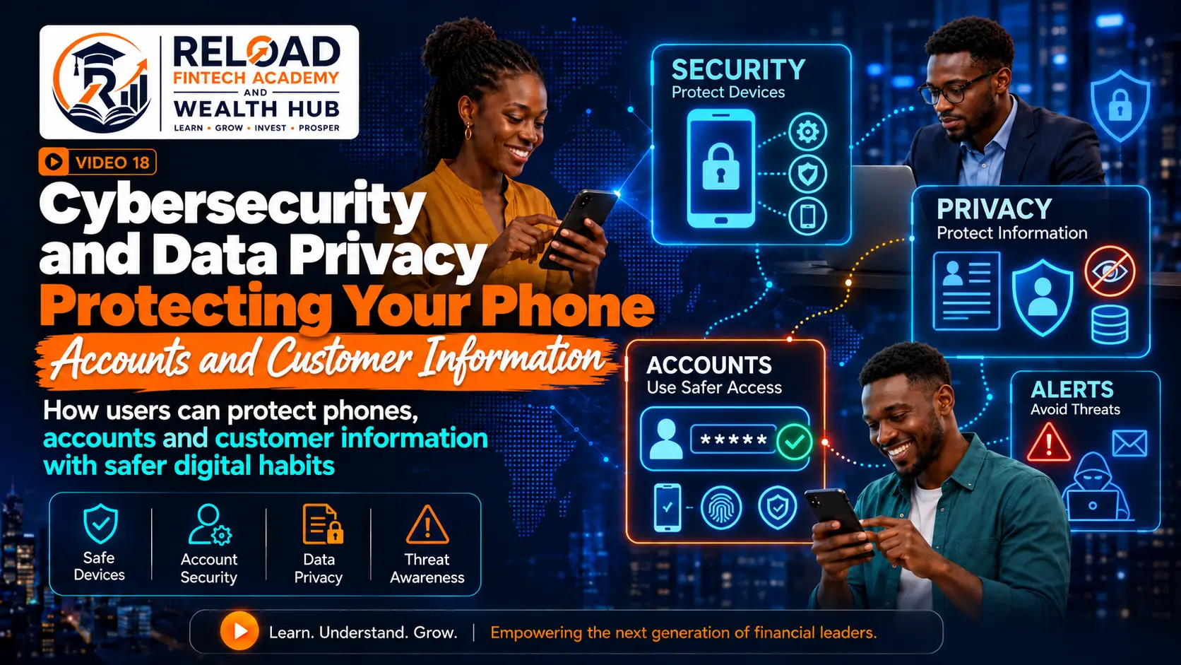 Cybersecurity and Data Privacy: Protecting Your Phone, Accounts and Customer Information cover artwork