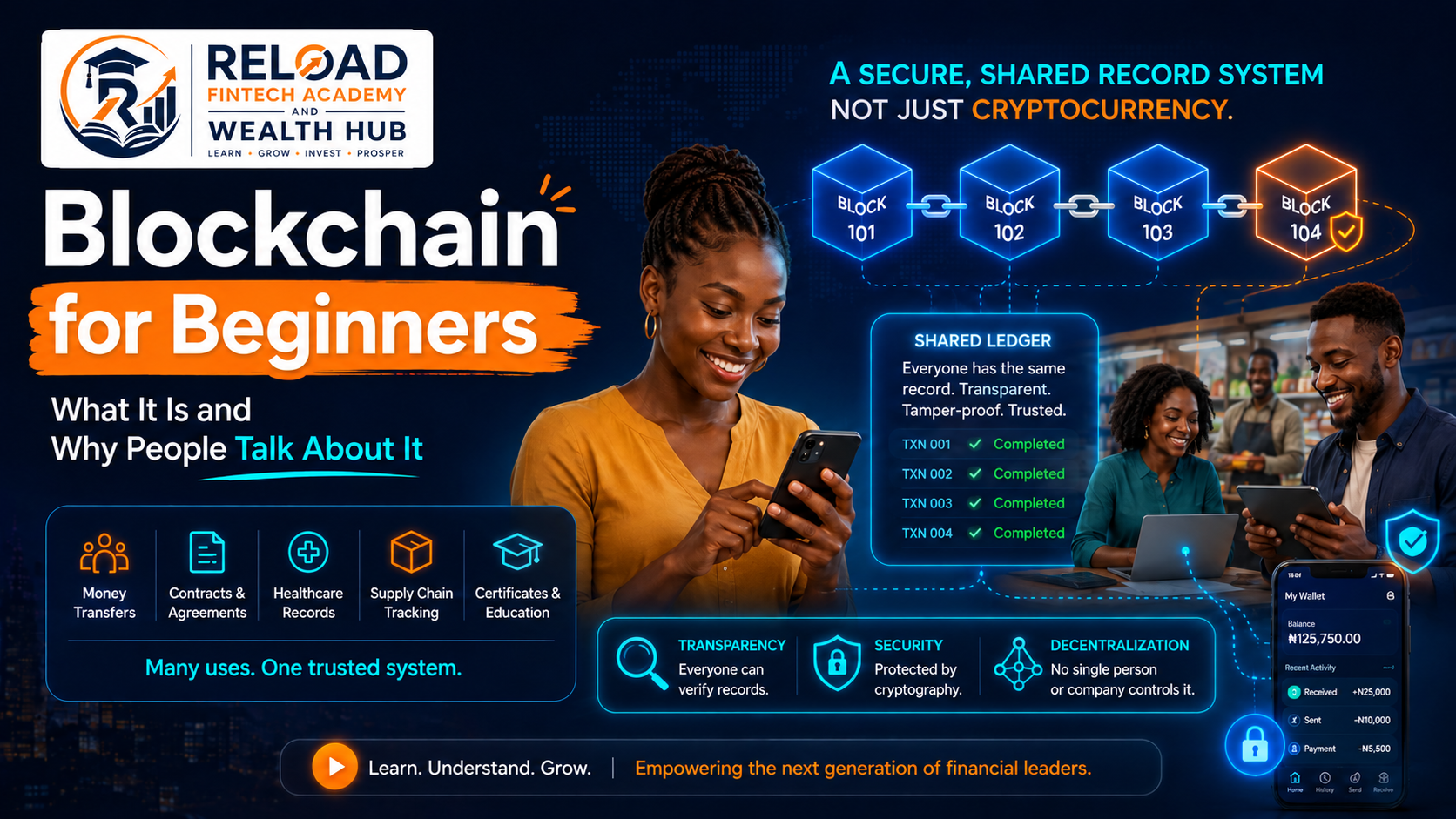 Blockchain for Beginners cover artwork